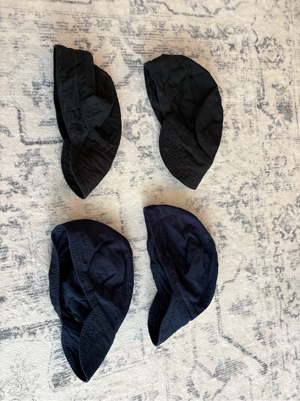 Set of 4 Welding caps   in Black and Navy